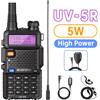BAOFENG Hot Baofeng UV-5R 5W Ad Alta Potenza CB Walkie Talkie Portatile A Lungo Raggio 10km 128CH Dual Band VHF UHF FM uv5r Caccia Radio A Due Vie