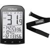 CYCPLUS Accessori per biciclette da ciclismo Fascia toracica Sensore di frequenza cardiaca ANT + BLE Tachimetro per computer da bici GPS da equitazione impermeabile