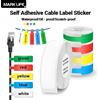Marklife Etichette per cavi per stampanti termiche Marklife, adesivi di ricambio impermeabili e resistenti agli strappi, compatibili con P15/M1/P12 per ufficio e casa