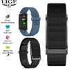 LIGE Bracciale per orologio intelligente di nuova moda Braccialetti sportivi impermeabili Braccialetti per fitness Pressione sanguigna Monitor per la salute della frequenza cardiaca Android iOS