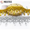 Meetee 1/2/5 Metri 7 centimetri Paillettes Diamante Ciondolo Frangia Nappe Lace Trim Abito Da Ballo Decorativo Guarnizioni Cuciture Accessori Per Cucire