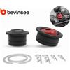 BEVINSEE Boccole del cavo del cambio per Honda Civic Si 8th/9th/10th Gen (2007-2021), Accord 8th/9th Gen, per Honda Type R/Fit/CRZ
