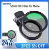 NEEWER Filtro CPL da 52 mm per telefono, filtro per lenti polarizzanti circolari con clip con clip per telefono per iPhone Samsung Android Camera