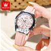 OLEVS 5618 Orologio da Donna Multifunzione HD Impermeabile Luminoso Cronografo Sportivo con Cinturino in Silicone Marca di Lusso Orologio al Quarzo da Donna