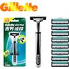 Gillette Rasoio Gillette, rasoio Gillette Vector, rasoio da uomo, set rasoio Gillette, materiale acciaio inossidabile, lame a 2 strati