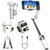 AOCHUAN Smart X2 Stabilizzatore cardanico portatile a 3 assi Asta di prolunga incorporata da 20 cm Display a LED Supporto per telefono per iPhone Smartphone