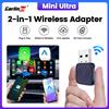 Carlinkit 2025 Carlinkit 2 In 1 Android Auto Wireless Carplay Adattatore Smart Mini Ultra Bt Wifi Usb Dongle Per Toyota Volvo Kia Benz Mazda
