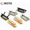 Meetee 5/10/20Pc Meetee Borsa Clip Laterale Chiusura D Anello Fibbie In Metallo 25*9mm Borsa Della Cinghia Gancio di Pendendere Catena In Pelle connettore fibbia Hardware