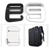 Meetee 5/10/50 Pezzi Ganci a G in Metallo da 20/25mm per Cinghie di Zaini, Fibbie a Tri-Glide, Moschettoni, Clip e Accessori di Fissaggio