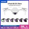 NEEWER 6 Pack ND CPL Filters For DJI Mini 4K/2/Mavic/SE/2 SE, Drone Lens Accessories, Snap On Circular Polarizing Neutral