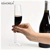 KEMORELA 1/2 pezzi novità set di bicchieri da vino stile europeo bicchieri da vino e champagne mezzo rosso vetro di alta qualità adatto per la raccolta domestica