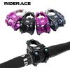 RIDERACE Attacco manubrio per bicicletta 35mm 0 gradi CNC MTB Mountain Bike Riser Ciclismo su strada 28.6 Attacco manubrio forcella anteriore per manubrio da 31,8 mm