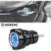 NICECNC Per Harley Forty-Eight XL1200X 2010-2022 Astina di livello olio con termometro Ferro 883 XL883N Ferro 1200 XL1200NS Sportster 883 1200
