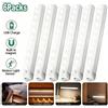 Pzsunly Luce per armadio con sensore di movimento a LED ricaricabile wireless da 6 pezzi - Ideale per armadio, cucina, armadio, scale - Notte a batteria