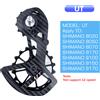 CYCLAMI LTWOO UT Bicicletta Cuscinetto In Ceramica In Fibra di Carbonio Jockey Puleggia Set Deragliatori Posteriori Guida Per 105 5800 6800 Ultegra DURA ACE