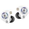 KZ Preordine KZ Gale Auricolare IEM Hi-Fi con driver super lineare in-ear per giochi con cavo a 2 pin da incasso staccabile placcato argento