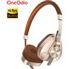 Oneodio F4 Cuffie Bluetooth wireless retrò Audio ad alta risoluzione On Ear Cuffie Bluetooth 5.4 con microfono Cuffie HiFi in metallo