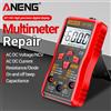 ANENG Multimetro ANENG M118A Mini schermo LCD Tester di corrente Misuratore di tensione AC/DC Ohm Resistore senza contatto Diodo Strumento di test multimetro