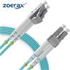 ZoeRax Cavo patch in fibra ottica ZOERAX OM3 (grado del carrier) LC UPC a LC UPC Duplex 3,0 mm 50/125μm 10 Gbps Riser multimodale (LSZH)