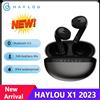 HAYLOU X1 2023 TWS Bluetooth 5.3 Auricolare 24H Durata della batteria Cuffia senza fili APP Controllo Auricolari sportivi IPX4 Impermeabile Earb