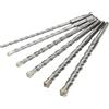 DAZZLEEX 1pc 5-20mm Punta da trapano per muratura in metallo duro solido per SDS Plus Trapano a percussione per calcestruzzo Pietra Pareti di mattoni Strumenti di perforazione