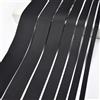 Meetee Nastro in nylon nero da 2/5/10/20 metri, 10-100 mm, spessore 0,7 mm, per zaini, collari per animali domestici, cinghie, passamanerie e forniture per cucito