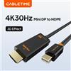 CABLETIME 4K Mini Displayport a HDMI Thunderbolt 2 Mini Display Port Cavo adattatore per laptop MacBook Air Mini DP a HDMI Cavo