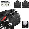 Rhinowalk 2 pezzi borsa laterale per moto borsa da sella a sgancio rapido per motore da 20 litri borsa interna impermeabile borsa da viaggio bagaglio a coda