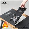 Pandatour Camping IGT Fornello a gas 0.5UNT Forte fuoco Bruciatore Un leccato Accensione Accessori da tavolo IGT attrezzati regolabili per esterni