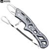 Booms Fishing Lega di alluminio Nuove pinze per impugnatura da pesca Pinza per labbra da pesca Pinza per pesce Accessori per la pesca con impugnatura a mano