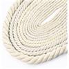 Meetee 2/5/10M Beige 5-20mm Treccia Macrame Cord 3 Condizioni Corda di Cotone Corde Intrecciate Filo Decorativo Stringa Borsa Vestiti Casa pizzo Cucito