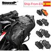 Rhinowalk Borsa laterale per moto 2 pezzi Borsa laterale doppia per sella motore a secco impermeabile 18L/28L/48L Installazione senza rack con cinghie
