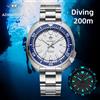 ADDIESDIVE Orologi da uomo di lusso Orologio al quarzo con cristallo di zaffiro in acciaio inossidabile per uomo Luminoso 20Bar Impermeabile NUOVI orologi da polso