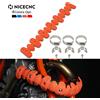 NICECNC Per KTM EXC 250F EXCF 450 SXF 450 SMR 450 220mm 400mm Tubo Di Scarico Marmitta Scudo Termico Guard SXF EXCF SMR 250 350 450 500
