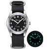 ADDIESDIVE Orologio analogico da uomo Orologio al quarzo in vetro con specchio a bolle in acciaio inossidabile Orologio da uomo regalo impermeabile luminoso 100M