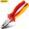 Deli Pinze diagonali isolate VDE da 6/7/8 pollici 1000V Tagliafili Multifunzione Elettricista Strumento manuale di riparazione portatile Pinze a becchi lunghi
