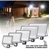PARKSON Proiettore LED con sensore di movimento PIR 50W 100W 200W 300W 500W Faretto LED riflettente impermeabile per esterni per lampada da parete da giardino stradale