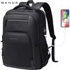 BANGE Zaino leggero per laptop da 15,6 pollici Porta di ricarica USB impermeabile Borsa da viaggio multifunzionale per escursionismo Mochila per uomo