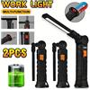 KDULIT Lampada da lavoro a LED COB Lampada da ispezione con torcia a LED ricaricabile dimmerabile con gancio magnetico Power Bank Torcia a batteria incorporata