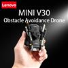 Lenovo Drone RC Lenovo Mini V30 8K HD Professionale con Evitamento Ostacoli su Cinque Lati, Elicottero GPS Conveniente