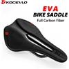 KOCEVLO SL1 Sella per bicicletta Selle per sedili da corsa ultraleggere interamente in carbonio Cuscino per sedile per bici da strada MTB Cavo confortevole