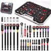 Geinxurn Set di 38 Utensili, Porta-Inserti e Porta-Bit, Inserti per Cacciavite S2, Chiave a Bussola, Mini Chiave, Adattatore a Cambio Rapido per