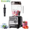 Biolomix Frullatore professionale BioloMix da 1500 W con barattolo senza BPA da 2,6 litri con 6 lame, 7 programmi preimpostati per frullati, frullati, latte di noci