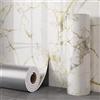 ctzsoop 1 Rotolo di Carta da Parati in Schiuma Spessa Effetto Marmo, Imitazione Piastrelle in Ceramica, Carta da Parati Autoadesiva Impermeabile per Bagno e Camera da Letto