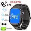 ChiBear NFC GPS Chiamata Bluetooth Smart Watch 1.99 ''Schermo HD 120+ Orologio sportivo Fitness Meteo esterno IP68 Smartwatch impermeabile