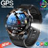ChiBear Nuovo Smartwatch Militare da Esterno 2026 con GPS, Display Ultra HD da 1.52'', Chiamate Bluetooth, Cardiofrequenzimetro, Impermeabile IP69K, AI, per Uomo