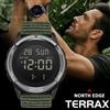 NORTH EDGE 2026 TERRAX Orologio Digitale da Uomo per Sport all'Aperto, Impermeabile 50M, con Cronometro e Conto alla Rovescia, Orologio Elettronico per Uomini