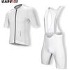 DAREVIE Set da ciclismo Uomo 90 kg/m3 3D Antiurto Pad Quick Dry Bianco Abbigliamento da ciclismo per uomo Luce morbida Uomo Ciclismo Maillot PRO