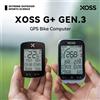 XOSS G + Gen.3 Computer da bici GPS Computer da ciclismo digitale wireless ANT + Cadence Velocità Contachilometri per bicicletta intelligente Connessione luci