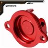 NICECNC Per Honda CRF250R CRF 250R CRF 250 R 2010-2017 2016 2015 2014 2013 Billet CNC Tappo Filtro Olio Tappo di Copertura In Alluminio Rosso